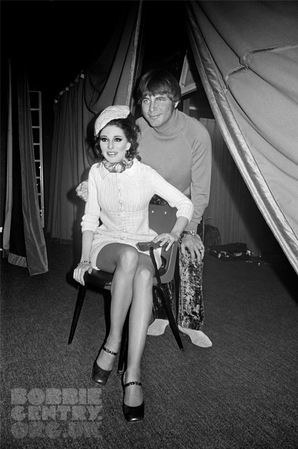 Bobbie with Joe South 1969