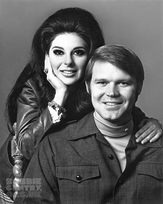 Bobbie with Glen Campbell 1968 by Dick Brown