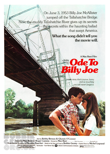 'Ode To Billy Joe' Film by Max Baer 1976 US poster