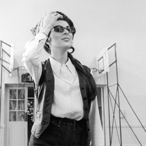 Rehearsing her BBC series 1968