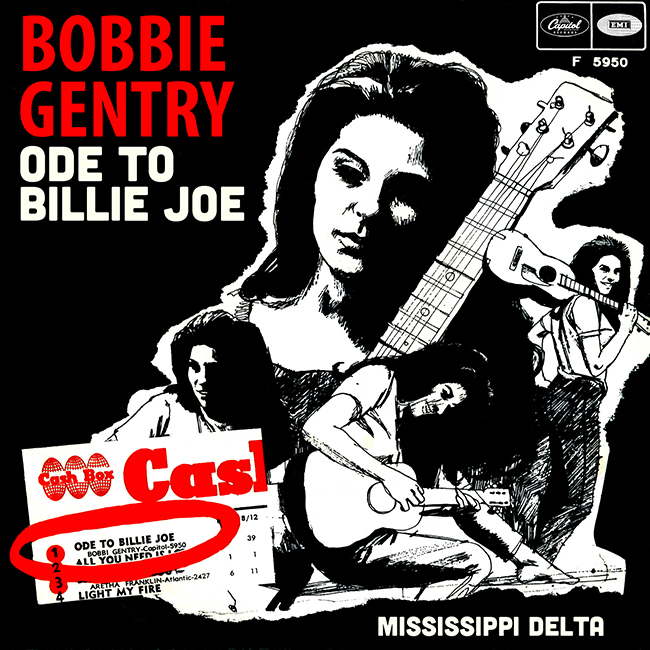 Ode To Billie Joe Italian 7inch picture sleeve 1967
